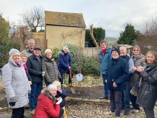 First tree planting 2022